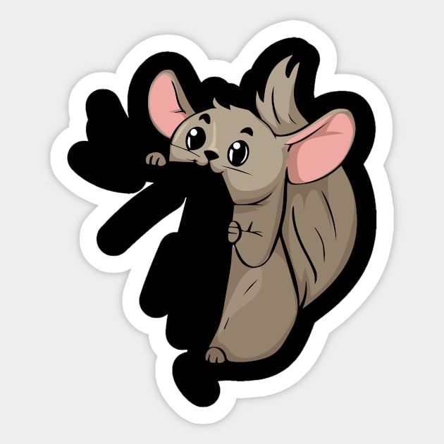 Cute Chinchilla Hamster Pet Owner Rodent Gift Sticker by ChrisselDesigns